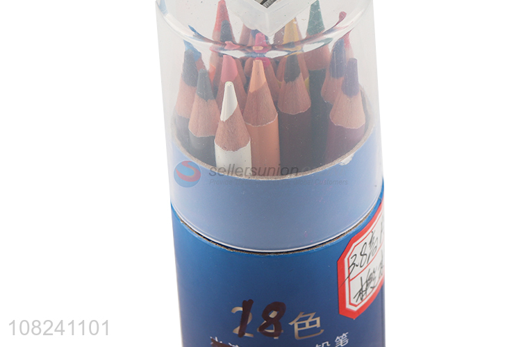 Good Price 18 Color Pencils Children Colored Pencils