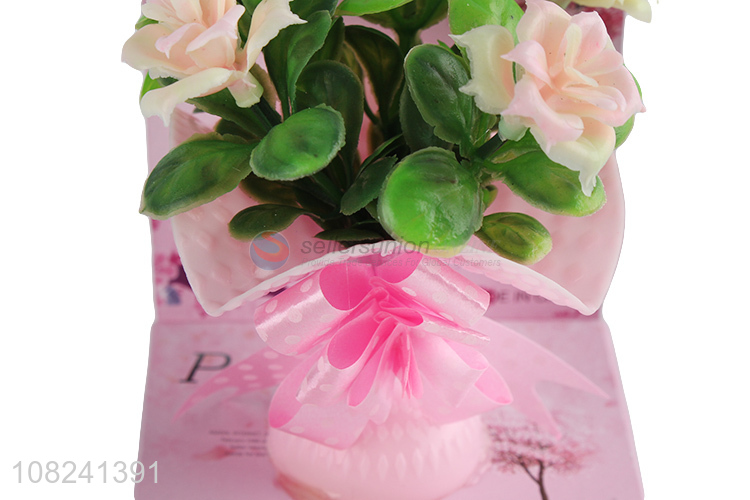 China products plastic fake flower crafts plastic crafts