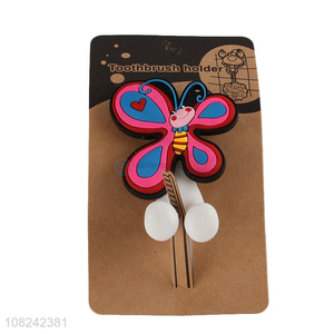 Wholesale kids toothbrush holder cartoon butterfly toothbrush holder