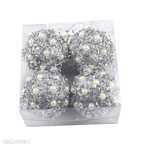 Factory supply delicate design xmas tree decoration christmas ball