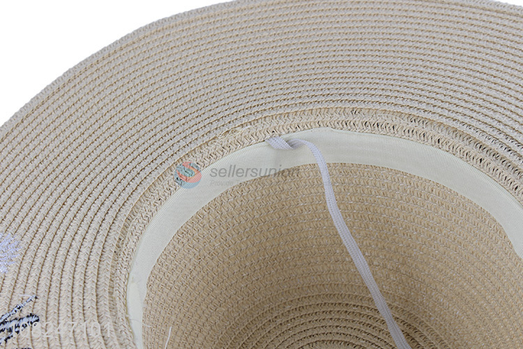 Good price summer sunhat ladies fashion woven straw hat