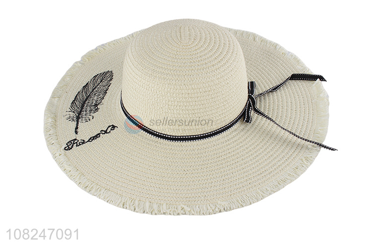 Factory price fashion sunhat ladies starw hat for summer