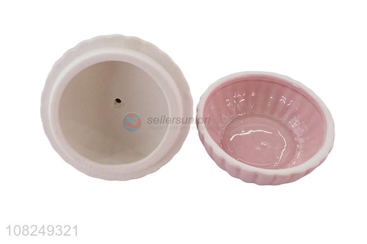 Yiwu wholesale multicolor ceramic jewelry box with birds-shaped lid