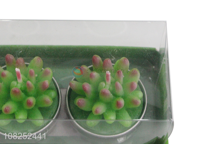 High quality creative plant candles home scented candles