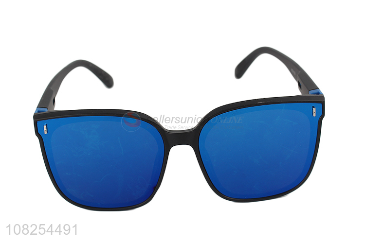 Custom Blue Lens Sunglasses Fashion Mens Sunglasses