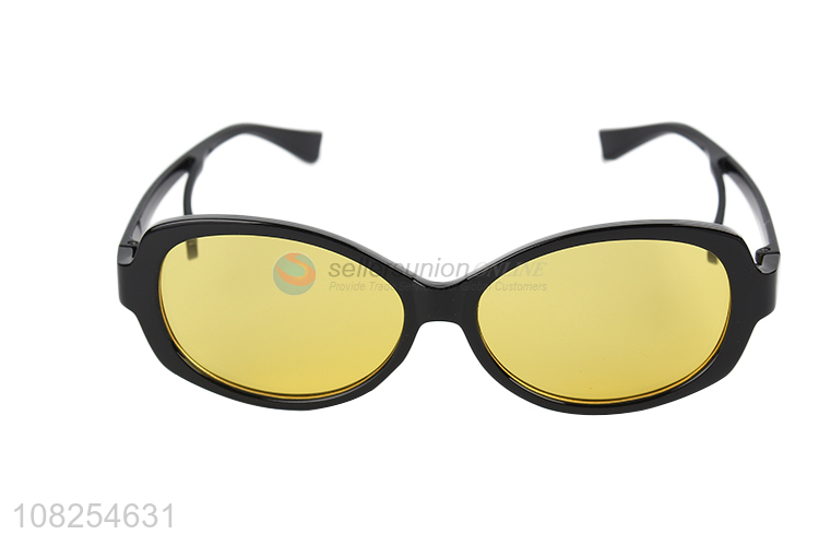 Wholesale Yellow Lenses Sunglasses Fashion Adults Eyeglasses