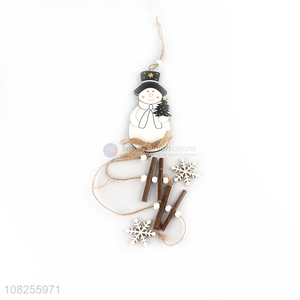 Good price Xmas tree hanging decoration wooden craft home decoration