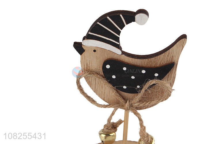 Recent design cute standing bird ornament Christmas decoration