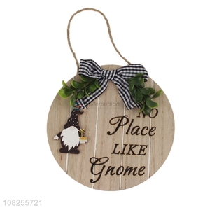 New arrival wooden Christmas ornaments rustic wooden slice decoration
