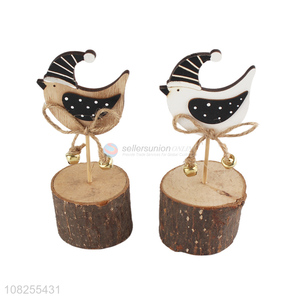 Recent design cute standing bird ornament Christmas decoration