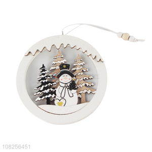 New products wooden pendant christmas party decoration
