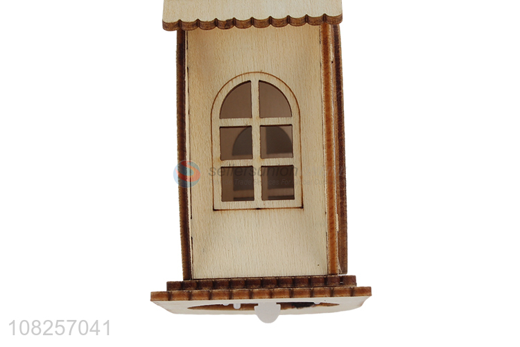 Factory wholesale wooden christmas pendant for party