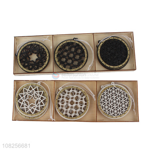 China market wooden pendant christmas party hang brand
