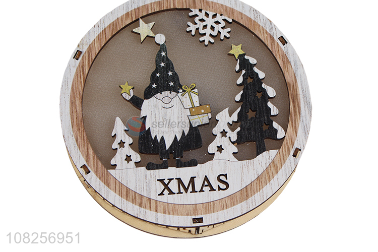 Online supply wood carving pendant party decoration