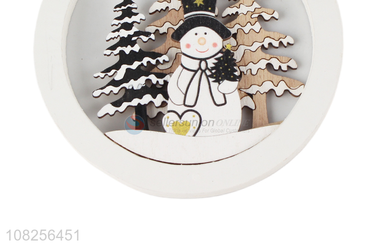 New products wooden pendant christmas party decoration