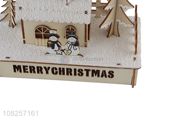 Online wholesale creative wooden crafts christmas ornament