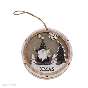 Online supply wood carving pendant party decoration