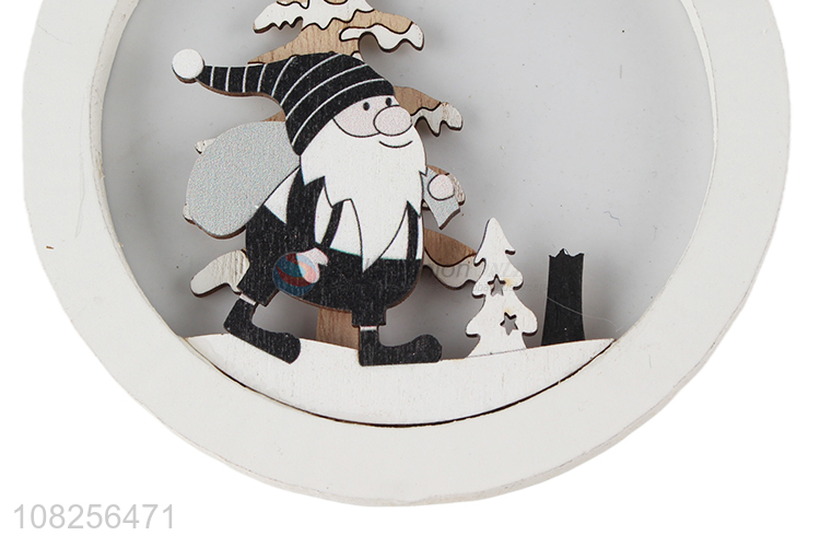 Yiwu market wood carving pendant christmas party pendant