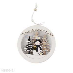 Factory wholesale snowman decoration christmas pendant