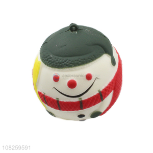High quality Christmas stress ball pu foam slow rising toy