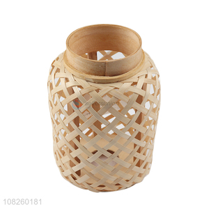 Wholesale handmade bamboo pendant lighting lamp shade for decoration