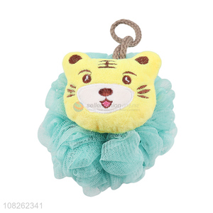 China factory cute cartoon household shower bath ball flower for sale