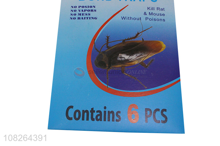 Wholesale cockroach glue trap sticky cockroach board no poisons