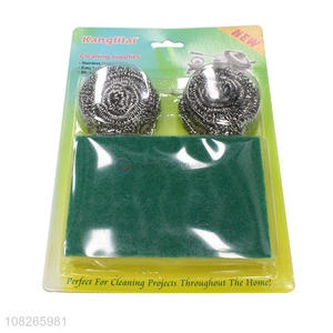 Best Selling Steel Wire Ball Cleaning Sponge Set