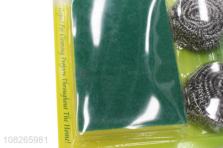 Best Selling Steel Wire Ball Cleaning Sponge Set