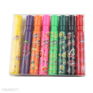 Popular Cartoon Pattern 8 Pieces Washable Water Color Pen Set