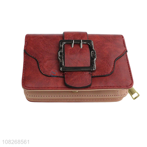 New arrival faux leather women wallets ladies purse money clip