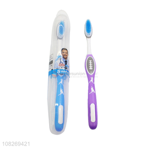 Top selling tooth deep cleaning adult toothbrush wholesale