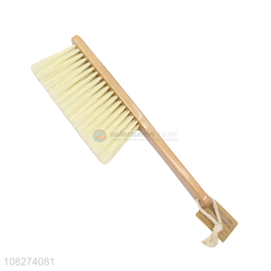 Wholesale soft bristle wooden handle bed cleaning brush dusting brush