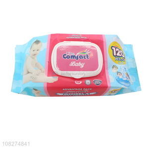 Factory Price 120 Pieces Non-Irritating Baby Wipes Wet Tissue