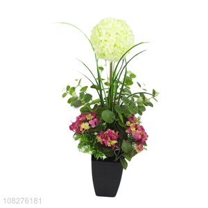 Wholesale fake flowers artificial potted flowers,decoration for home office