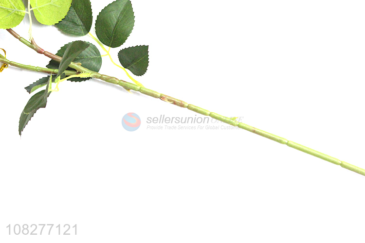 Factory price wedding decoration cloth artificial rose flower