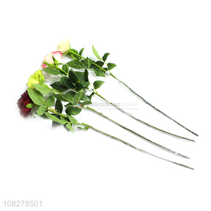 New products multicolor cloth artificial flower desktop ornament