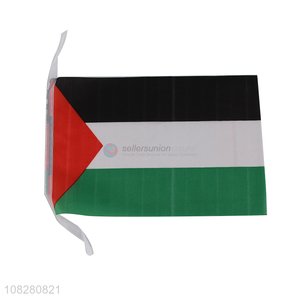 Yiwu direct sale mini national flag Palestine flag car flag