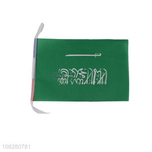 Good wholesale price sport event flag saudi arabia country flag