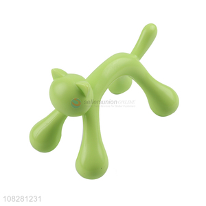 Cute design cat shape acupressure massager for body care