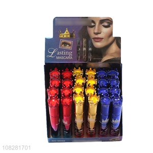 New arrival crown design waterproof long lasting mascara cream