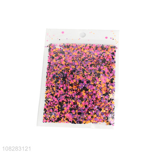 Hot Sale Glitter Nail Art Sequins Round Confetti For DIY Crafts