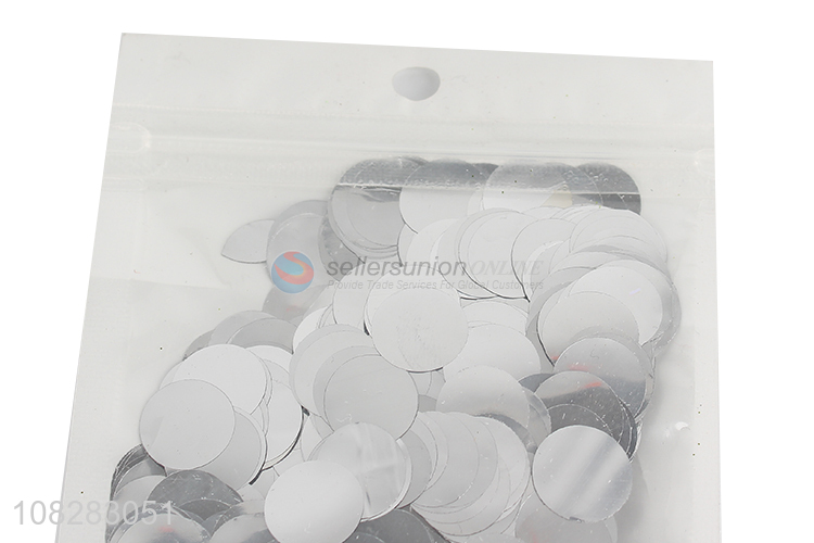 New Design Silver Sequins Round Paillette For DIY Decoration