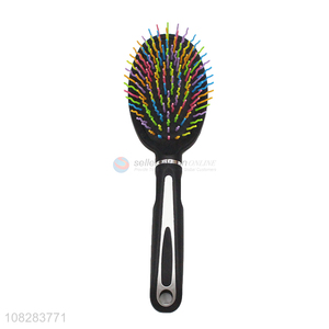 High quality colourful pins massage hair comb hair brush