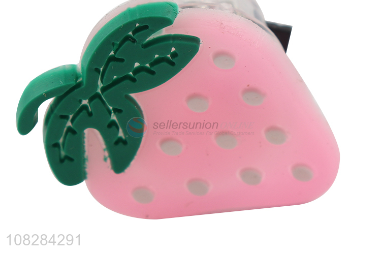 New Arrival Strawberry Led Finger Light Ring For Children