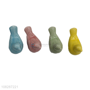 New arrival ceramic bird statues garden home office decoration