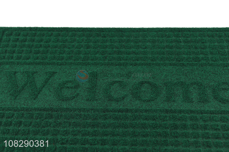 Low price wholesale green door mat home commercial floor mat