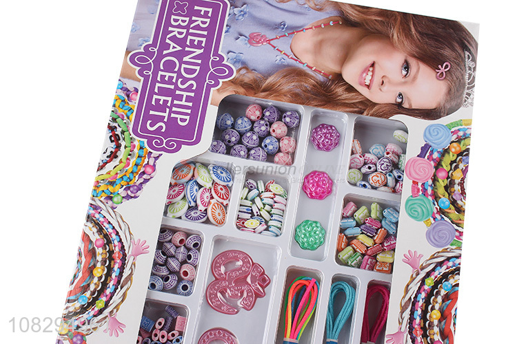 Good price trendy bead set for kids DIY jewelry bracelet crafts