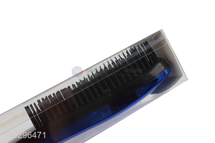 China products blue plastic anti-static hair comb for sale