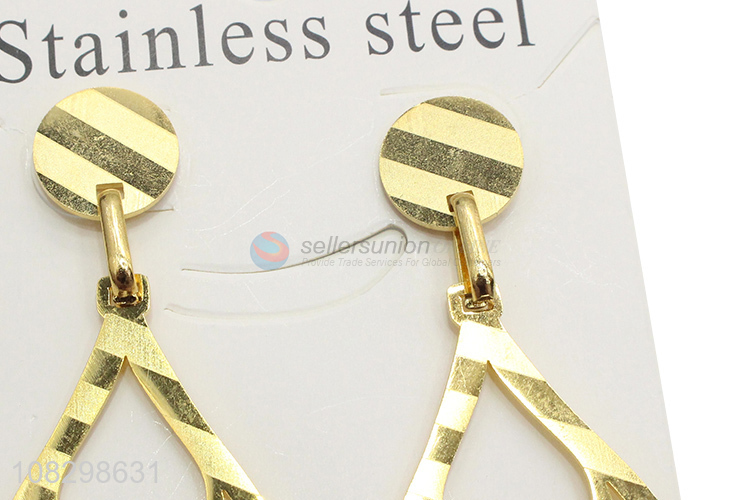 High quality stainless steel statement earrings stud earrings